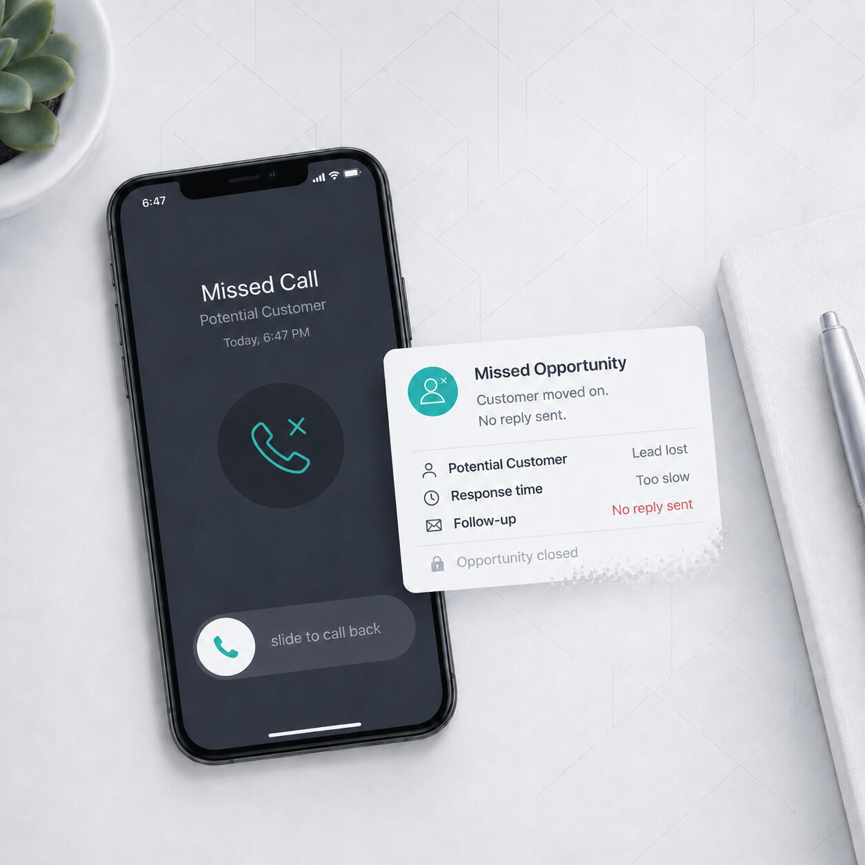 Missed Calls equal Missed Revenue